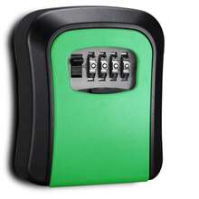 Outdoor Flip-Cover Key Lock Box, Waterproof Wall-Mounted Metal & Plastic Key Storage, With 4-Digit Resettable Combination Access, Key Hider With Protective Cover, Upgraded Large Capacity Password Box, Suitable For House/Car Keys, ID Cards, Perfect For Home, Outdoor, Garage, Office, Hotel, Emergency, Travel And Decoration, No Power Required - Multicolor - View 15