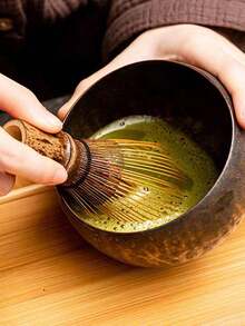 1 buah Pengaduk Teh Bambu Minimalis Buatan Tangan Jepang, Sikat Pengaduk Upacara Teh Matcha, Aksesoris Matcha, Alat Matcha, Untuk Persiapan Matcha - MultiWarna - View 3