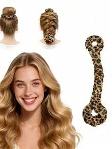 1pc Satin Heatless Sleep Hair Curler, Soft Lazy Styling Tool, No‑Heat Natural Flowing Curls, Durable Hair Accessory, Mother's Day Gift For Women - Multicolor - View 16