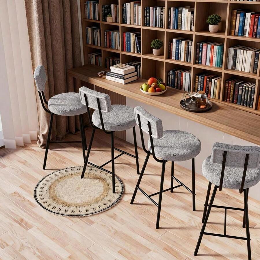 Dining Chairs - Light Grey - View 1