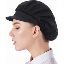 Nanxson 1pc Chef Hat Kitchen Cooking Chef Hat Catering Service Hair Net, Adjustable Cooking Chef Hat, Bathroom Dry Hair Cap, Reusable With Brim Server Hat - Multicolor - View 17