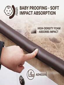 Extra-Long Foam Edge Protector-Soft NBR Cushioning Strip; Self-Adhesive Furniture Edge Guard Suitable For Tables, Desks, And Cabinets. - Multicolor - View 4
