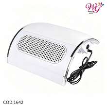 3-Fan Extractor. 40 Watts. Plastic Grilles. Direct Cable Connection. Reusable Dust Collection Bag. Side On/Off Switch. - White - View 1