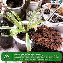 17.5oz Organic Orchid Bark Mulch, Universal Plant-Based Bedding, Suitable For Orchid Pots, Garden Beds And Lawn Maintenance - Planting Substrate - View 3