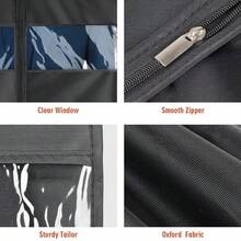 5 PCS Large Hanging Suit Bags Dress Coat Jacket Clothes Cover Dust Protector - View 5