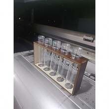 5pcs Transparent Acrylic Hydroponic Test Tube Vase Set With Self-Watering Planter, Modern Minimalist Indoor Garden Decor, Air Purifying, Home Office Desk Ornament, Low Maintenance, Spring Wedding Favor, Housewarming Gift, Plant Propagation Station - A - View 6