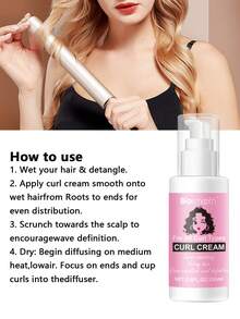 100ml Curl Cream+ 250ml Curl Care Conditioner - Curl Cream+Conditioner - View 8