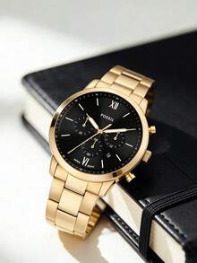 Fossil 石英男士腕錶，優雅商務休閒日常款，多款型號可選 - 手錶 - 查看 15