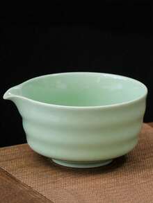 2/4/5pcs 500ml Handmade Vintage Ribbed Matcha Bowl Set, Made Of Premium Ceramic, Elegant And Exquisite, Easy To Carry And Use, Suitable For Business Meetings, Art Appreciation, Travel, Leisure And Other Occasions, Also Suitable For Japanese Tea Ceremony And Back To School Season - Multicolor - View 4