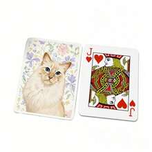 Custom Photo Playing Cards, Personalized Pet Photo Card Deck With Watercolor Portrait, Custom Pet Portrait Cards, Game Night Keepsake, Family Card Game, Pet Lovers Gift, Dog And Cat Owners Birthday Gift, Personalized Pet Lover Present - Multicolor - View 13