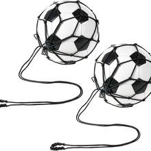 Football Juggling Bag, Football Kicking Training Auxiliary Net Bag, Portable Football Practice Training Device, Outdoor Football Training Rebound Control Training Bag, Football Training Equipment - Black - View 3