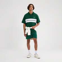 Ellesse Mens Sbarri Polo Shirt - Dark Green - View 1