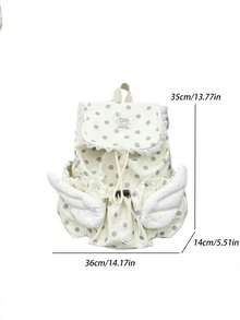 Back To School Commuter Backpack For College And High School Students, Lightweight Large Capacity Casual Student Backpack For Women - Multicolor - View 7