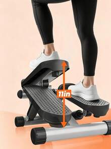 1pc Home Stepper, Non‑Slip Textured Pedals With Resistance Bands, Compact Space‑Saving For Home Fitness Aerobic Leg Shaping Indoor Exercise - Random Color - View 5