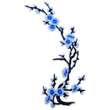 1pc Elegant Oriental Plum Blossom Embroidered Patch, Heat-Activated Iron-On Floral Applique, Suitable For Cheongsam, Hanfu - Multicolor - View 30