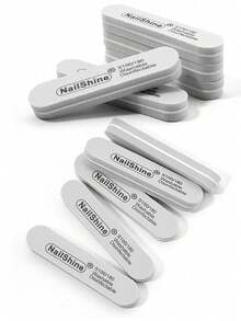 10/5/2/1pc Washable Mini Sponge Polishing File 100/180 - Grey - View 1