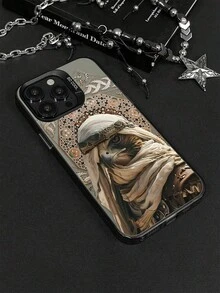 鷹圖案手機殼，磨砂防摔相機保護手機殼，相容 iPhone 11、12、13、14、15、16 Pro Max、X、XS、XR、16e、15 Plus、Galaxy、Honor X50i - 彩色 - 查看 3