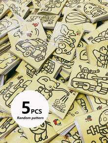 5pcs/10pcs/20pcs/30pcs Creative Color Pattern Graffiti Sand Painting, Filling In Pictures, Very Suitable For DIY Enthusiasts, Social Gatherings And Interactions, Suitable As Birthday Gifts Or Holiday Gifts - A - View 11