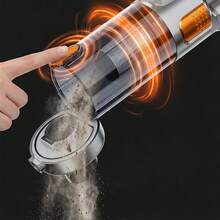 Wireless Car Vacuum Cleaner With LED Light, Powerful Suction 2-In-1 Handheld Vacuum, Portable Rechargeable Handheld Vacuum, Suitable For Car, Home, Office, Pet Hair And Dust, 11.1V 2000mAh - Multicolor - View 9