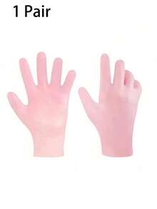 2 Pairs/1 Pair Moisturizing Gloves, Softening Exfoliating Foot And Hand Care Tools, Suitable For Dry Skin, Soft Silicone Gel, Reusable, Suitable For Hand Care, Care Tools, Soft Silicone Gloves - Multicolor - View 14