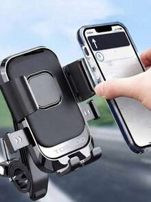 TOSUOD Bicycle Phone Holder [1s Auto Lock] Motorcycle Phone Holder, [10s Quick Install] Handlebar Phone Holder, Suitable For All Phones - Multicolor - View 2