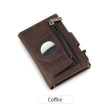 MIYIN Slim Trifold Business Men Wallet, Built‑In AirTag Slot, Multi‑Card Slots And Clear ID Window, Large‑Capacity Portable Card Holder For Cards And Cash - Multicolor - View 15