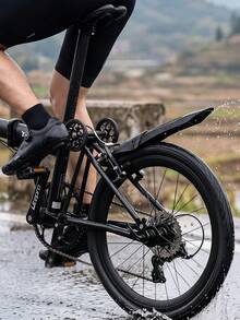 TOSUOD Mountain Bike Mudguard, Front And Rear Wheel Universal Mud Guard, Quick Release Installation, Stable And No Shaking, Blocks Mud And Water Splashing, Mountain Bike Commuting And Off-Road Riding Protection Accessory - Multicolor - View 11