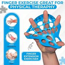2pcs Finger Stretchers Hand Grip Strength Enhancer Resistance Band Exerciser, Suitable For Physical Therapy, Arthritis Relief And Forearm Training - View 9