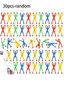 5/10/20/30pcs Sticky Climbing Wall Toys For Boys, Party Favor Set, Fun Finger Toys, Gift Bag Fillers, Random Colors - Multicolor - View 12