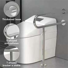 Bathroom Support Seating - Silver - View 3
