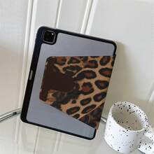 1件復古豹紋勵志語錄360°旋轉多角度支撐平板保護殼,相容 iPad Air 6/5/4 與 10(10.9 吋),相容 iPad Pro 2024、Air M3/A16 2025,相容 Galaxy Tab S9 FE/S8 Plus/S7/S10,適用於工作、旅行與居家放鬆,相容 - 彩色 - 查看 5