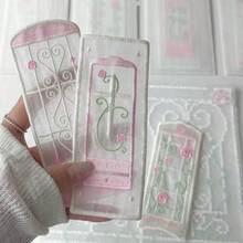 Vintage Rose Embroidery Bookmarks, Organza Transparent Floral Page Markers, Aesthetic Hollow‑Out Reading Accessories For Book Lovers - A - View 5