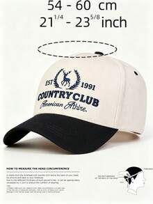 1pc Men Hat 'Deer Wreath Badge' Embroidered Fitted Hat , Adjustable Hat, Perfect For Parties, Get-Togethers, Running, And Sun Protection - Multicolor - View 10