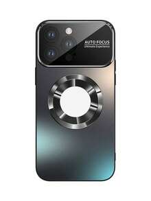 CteGlodrix Luxury Magnetic Fashion Phone Case Brand New Titanium Color Compatible With IPhone 16 15 14 13 12 And 11 Pro Max Plus Models Supports Magnetic Wireless Charging And Equipped With Shock-Resistant Glass Camera Lens Protection Anniversary Gift - Black - View 36