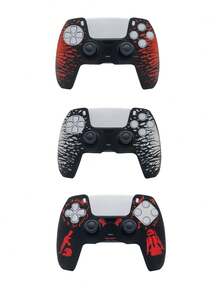 Compatible With PlayStation 5, Laser-Engraved Pattern Controller Protective Case, Anti-Slip, Anti-Sweat, Anti-Dust, Scratch-Resistant, Better Grip, Enhanced Gaming Experience, Valentine's Day Confession/Autumn Romantic Gift - View 1