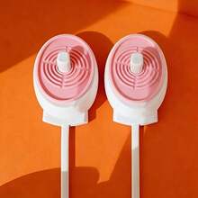 1/3pcs Pink Spiral Protective Pads With Extended Handle, Anti-Collision Cushioning Protective Cover, Shock-Absorbing Wall And Furniture Protection Device, Suitable For Door Handles, Cabinets, Home Decor, DIY Repair, Home Safety And Daily Protection - Multicolor - View 1