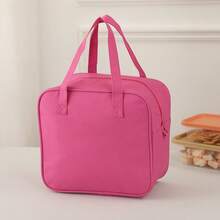 Fashionable Cute Animal Print Insulated Fresh-Keeping Large Capacity Lunch Box Bag, Suitable For Office Commute Insulated Lunch Bag - Hot Pink - View 6