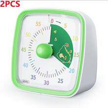 Temporizador visual colorido de 60 minutos con luz nocturna - Cuenta regresiva silenciosa, apto para uso en el aula, la cocina y la oficina - Multicolor - Ver 22