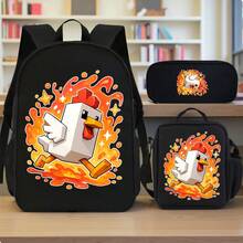 Women Bag Sets - School Bag + Crossbody Bag + Pencil Case - View 2