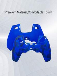 Compatible With PlayStation 5, Water Transfer Printing Design Controller Protective Case, Anti-Slip, Anti-Sweat, Anti-Dust, Anti-Scratch, Better Grip, Enhanced Gaming Experience, Valentine's Day Confession/Autumn Romantic Gift - View 2