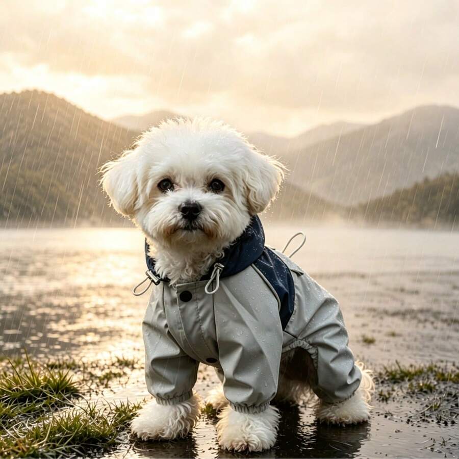 2-In-1 Pet Hooded Raincoat, Windproof And Waterproof, Suitable For All-Season Outdoor Use. Reflective Trim Enhances Visibility In Low-Light Environments. Lightweight And Breathable Fabric Prevents Overheating. Perfect For Hiking, Walking, Rainy And Windy Days.