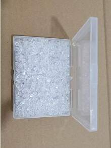 50-2000pcs Earring Backs With Cap, 5mm Hair Scrunchie Accessories, Women's Fashion Earrings - Transparent - View 12