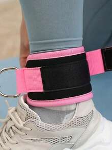 Adjustable D-Ring Ankle Strap With Support Function - Breathable Ankle Support, Suitable For Leg Training, Glute Kickbacks, Leg Extensions, Hip And Lower Body Exercises, Fitness Training, Gym Workouts, Home Workouts And More; Premium Sports And Fitness Accessory. - Multicolor - View 6
