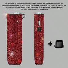 BLBLBL 1SET (1pc Protective Case + 1pc Disassembly Tool) Multi-Color Solid Color Sparkling Rhinestone 360° Artificial Diamond With Large Hanging Hole Luxury Electronic Cigarette Protective Shell FOR IQOS ILUMA I ONE/ILUMA ONE; Suitable For Daily Protection Of Your IQOS Lrma I-One, The Diamond Sparkling Features Are Even More Prominent Under Brilliant Lights And Sunlight! More High-End As A Gift - Diamond Version - View 16