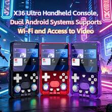 X36Ultra Retro Handheld Game Console, Android Dual System, Supports Wi-Fi Video Streaming, Built-In 20000+ Games, Long Battery Life, Ideal Birthday And Christmas Gift For Adults And Teens - View 6