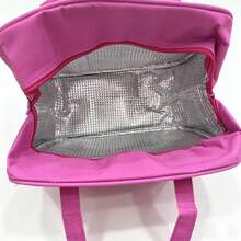 Fashionable Cute Animal Print Insulated Fresh-Keeping Large Capacity Lunch Box Bag, Suitable For Office Commute Insulated Lunch Bag - Hot Pink - View 4