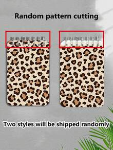 New Leopard Print Mini Loose-Leaf Notebook - Portable Pocket Size, Suitable For Writing, Memo, Diary, Study And Office, Thoughtful Gift For Teachers On Teacher's Day, Also Great Gift For Graduation, Birthday, Back To School Essential, Back To School Season, Back To School Must-Have, Christmas Gift (Mini Size) - Multicolor - View 6