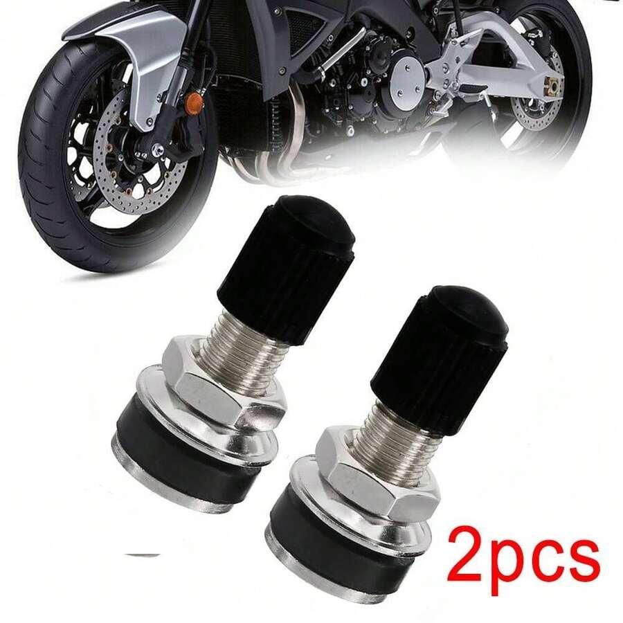 2件組汽車輪胎氣門蓋 鋅合金 32mm 摩托車 機車 自行車 無內胎山地胎氣門防塵蓋 - 2pcs - 查看 1
