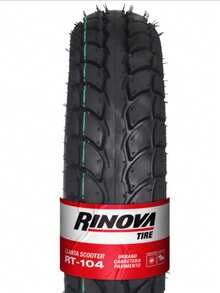 Scooter Tire 350-10 RT-104 TL 58J RINOVA TIRES - A - View 4