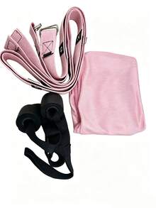 1pc Aerial Yoga Hammock Home Backbend & Forward Bend Trainer Yoga Rope Door-Mounted Inversion Strap Stretching Resistance Band - Multicolor - View 8